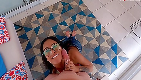 Big Booty Brazilian Alessandra Blows And Gets Fucked Hard - Pov