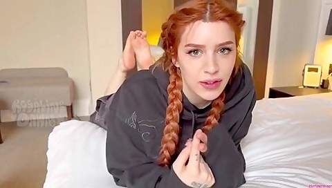 Beauty Redhead Gets A Creampie