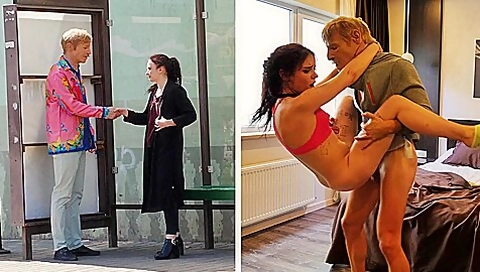 Ukrainian teen 18+ Gets Tricked By An Old Man To Have Sex With Him