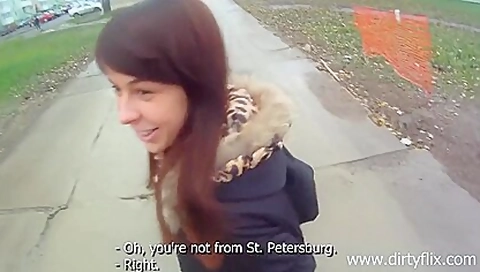 Russian Skinny Teeny Humped On A Balcony